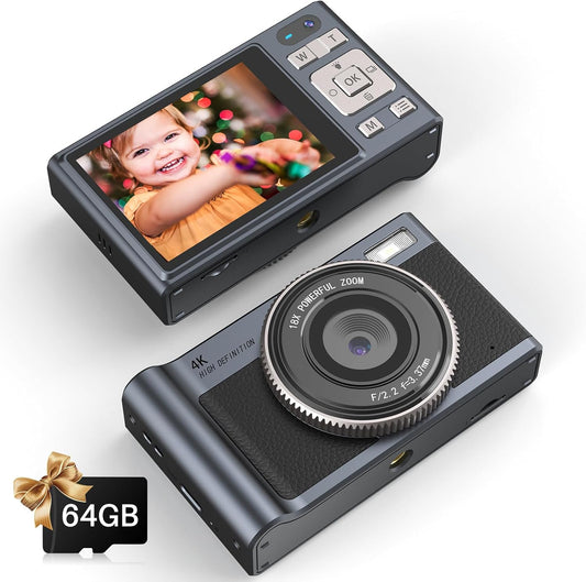 64MP Forc Kids Camera - Capture Crystal Clear Moments!
