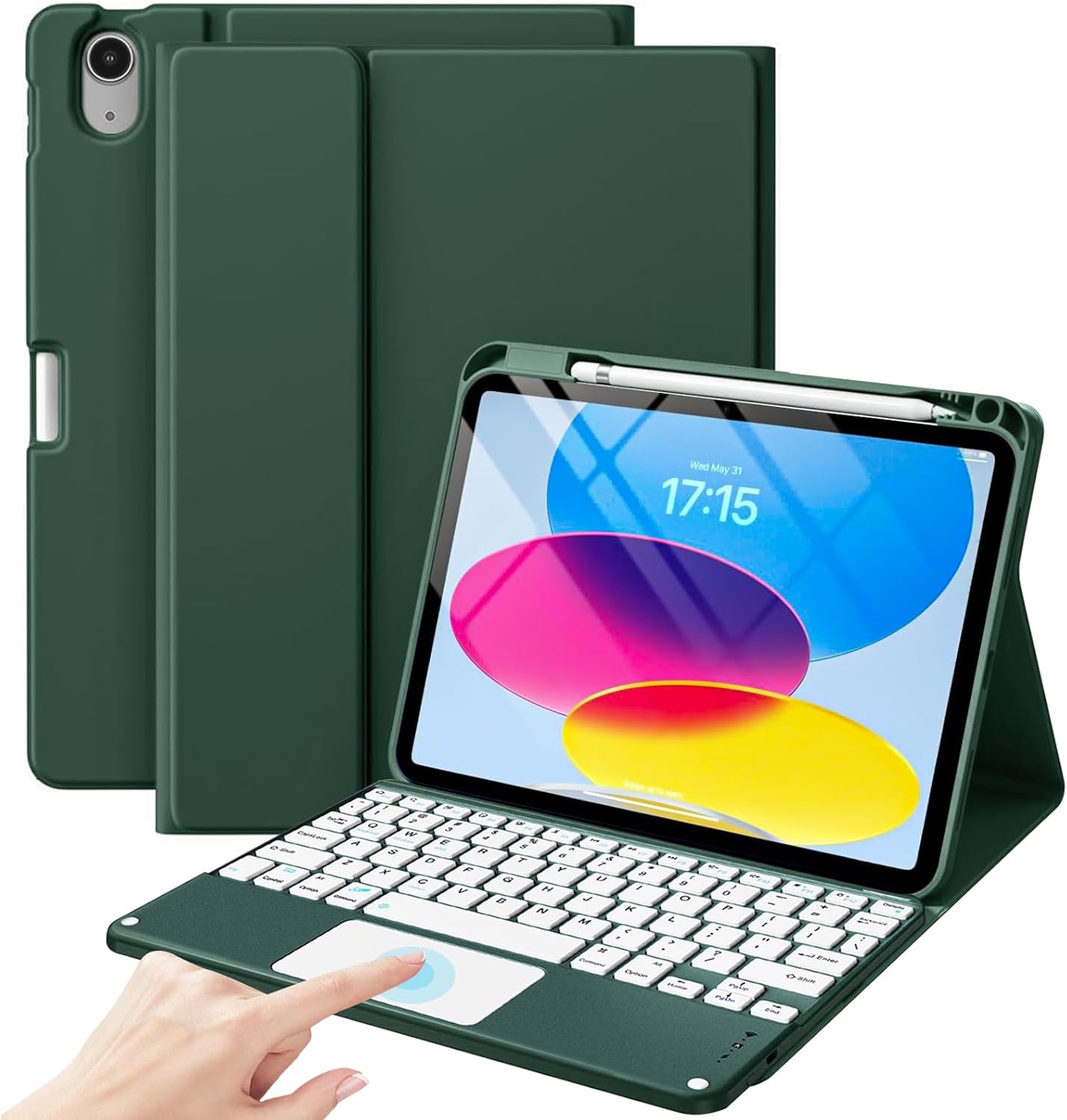 ProCase iPad 11th and 10th Gen Case with Detachable Keyboard
