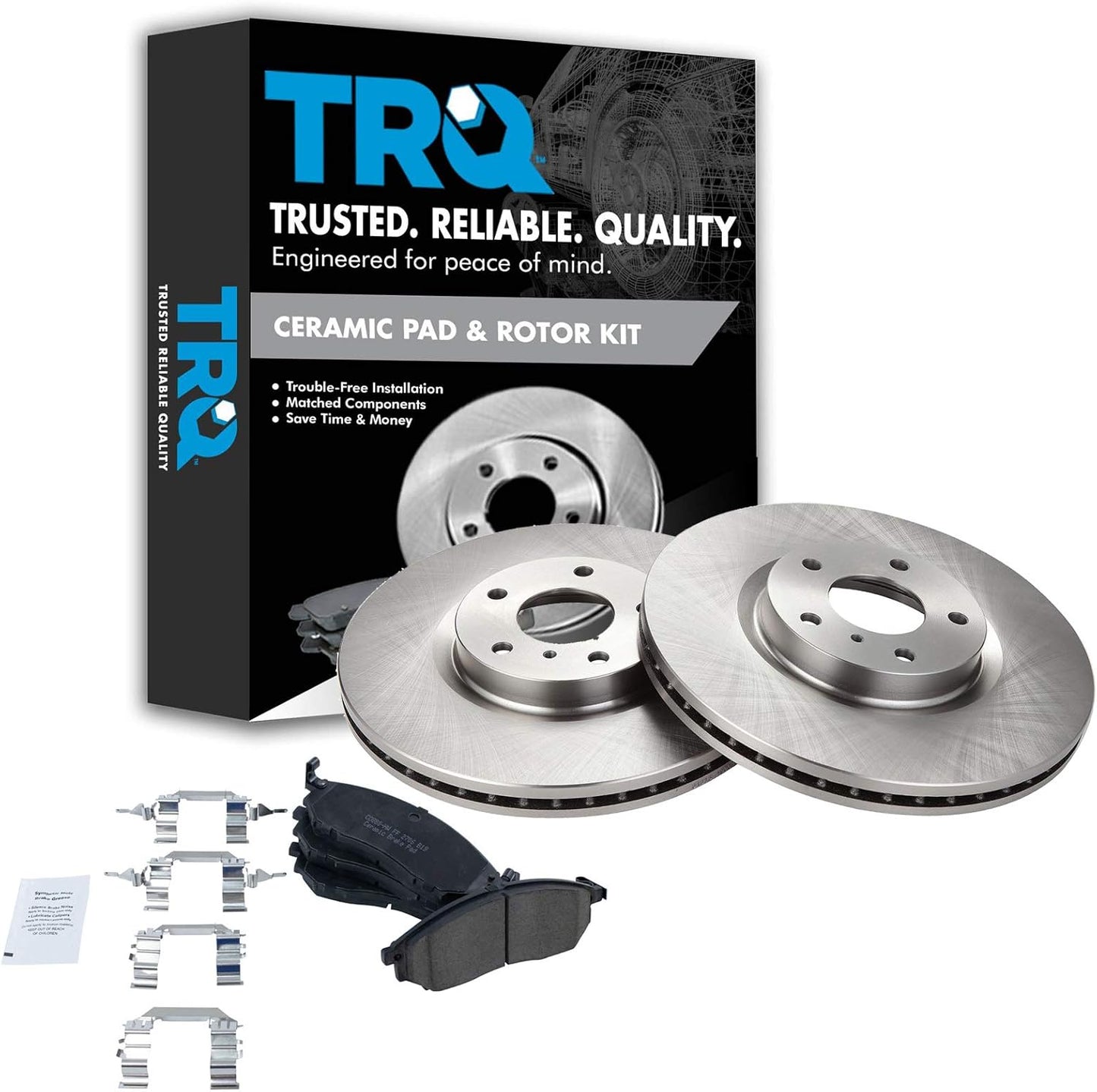 TRQ Front Premium Posi Ceramic Brake Pad & Rotor Kit Review
