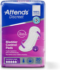 Attends Discreet Bladder Control Pads Maximum Long - Confident