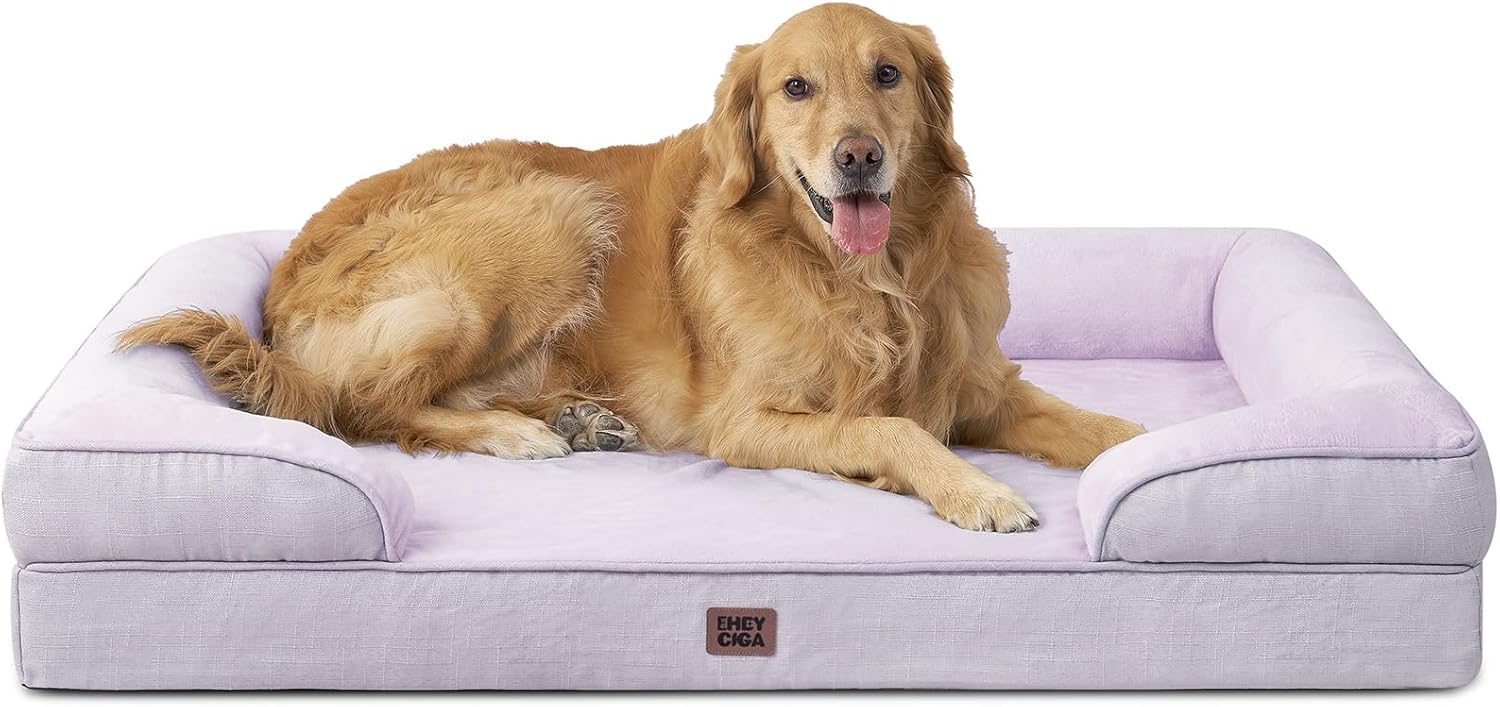 Orthopedic Dog Bed for Extra Large Dogs with Memory Foam