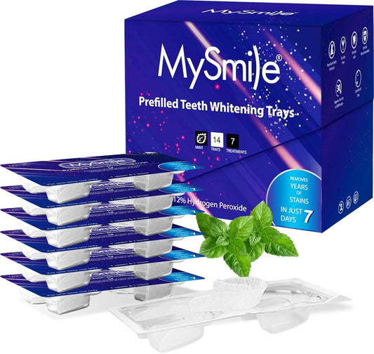 MySmile 7 Treatments Prefilled Teeth Whitening Trays Kit Review