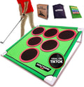 Backyard Golf Game with 16 Chipping Balls & Mat - Fun Outdoor Set