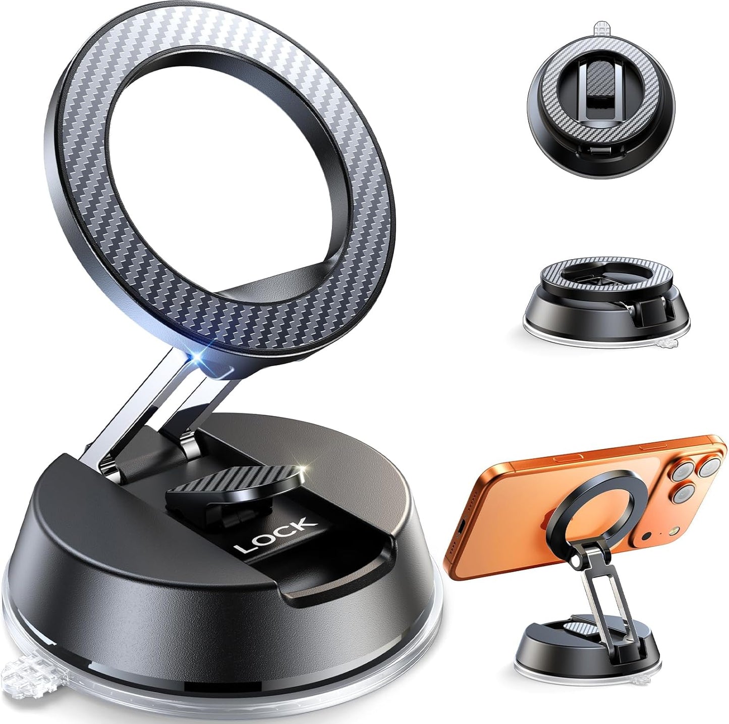 NeverFall Car Phone Holder for MagSafe with Ultra Grip Power