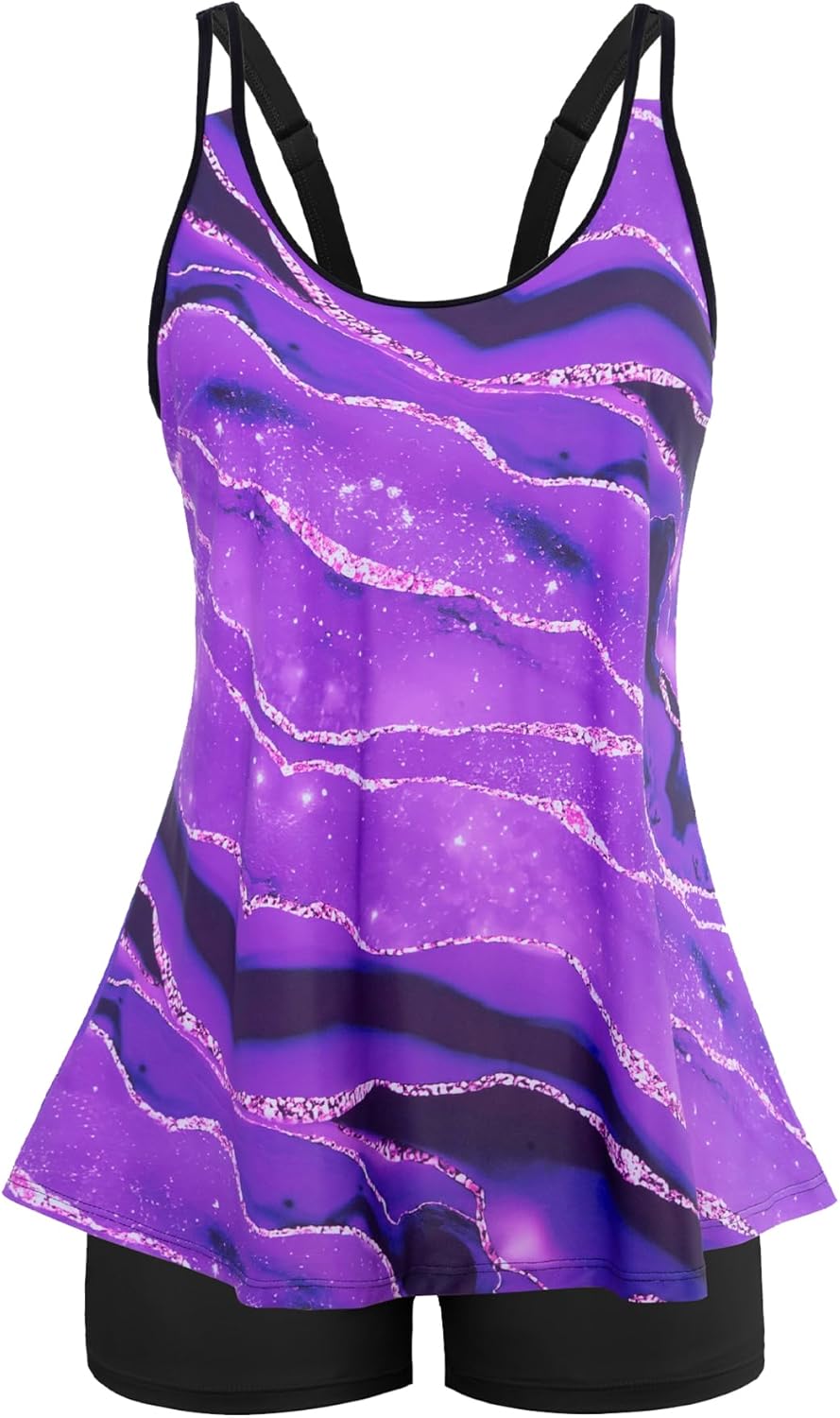 Arolina Tankini Swimsuits for Women with Tummy Control