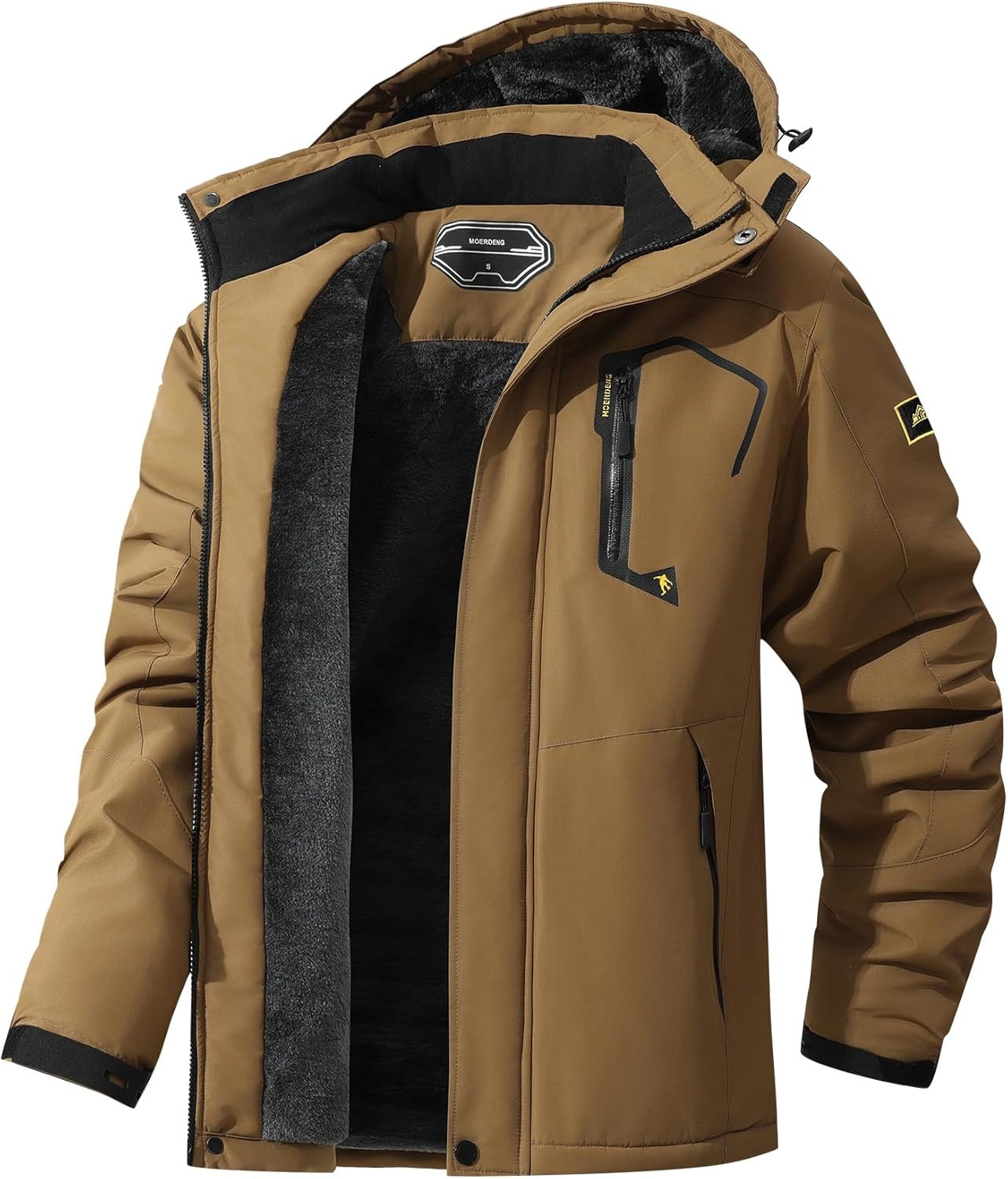 MAOYSSEN Men's Waterproof Ski Jacket - Stay Warm on the Slopes!