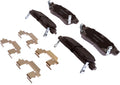 ACDelco Silver Rear Brake Pad Set 14D883CHF1 - Quiet, Low-Dust Pads