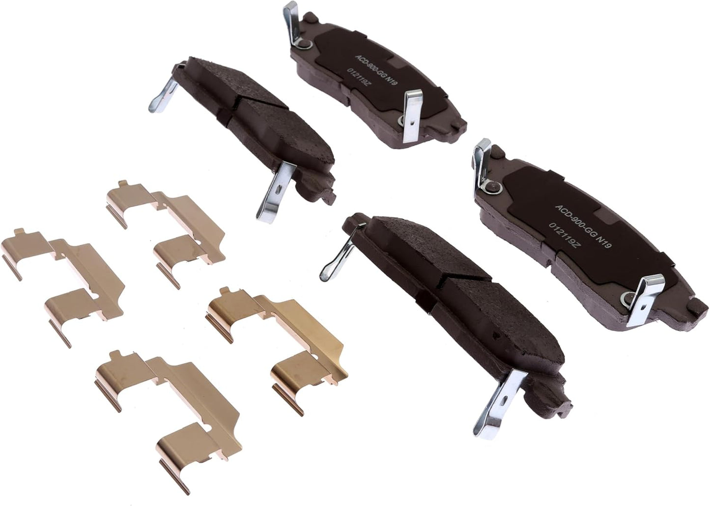 ACDelco Silver Rear Brake Pad Set for Chevy, Buick, GMC Vehicles
