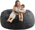 Sherpa Cover Bean Bag Chair: Ultra Soft 3 Ft Memory Foam Comfort