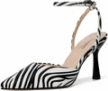 Susanny Heels for Women Stiletto Backless Pointed Toe - Comfortable