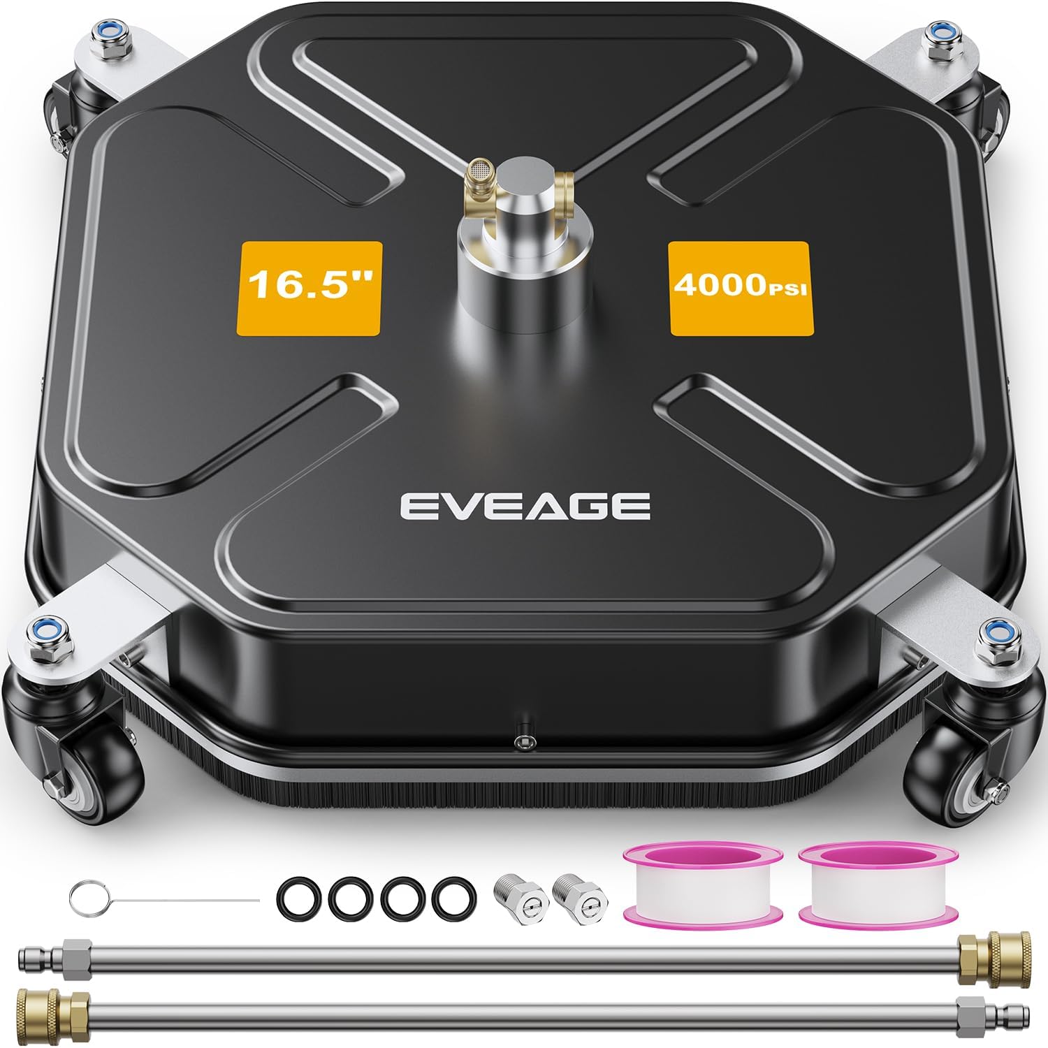 EVEAGE 16.5 Pressure Washer Surface Cleaner for Efficient Cleaning