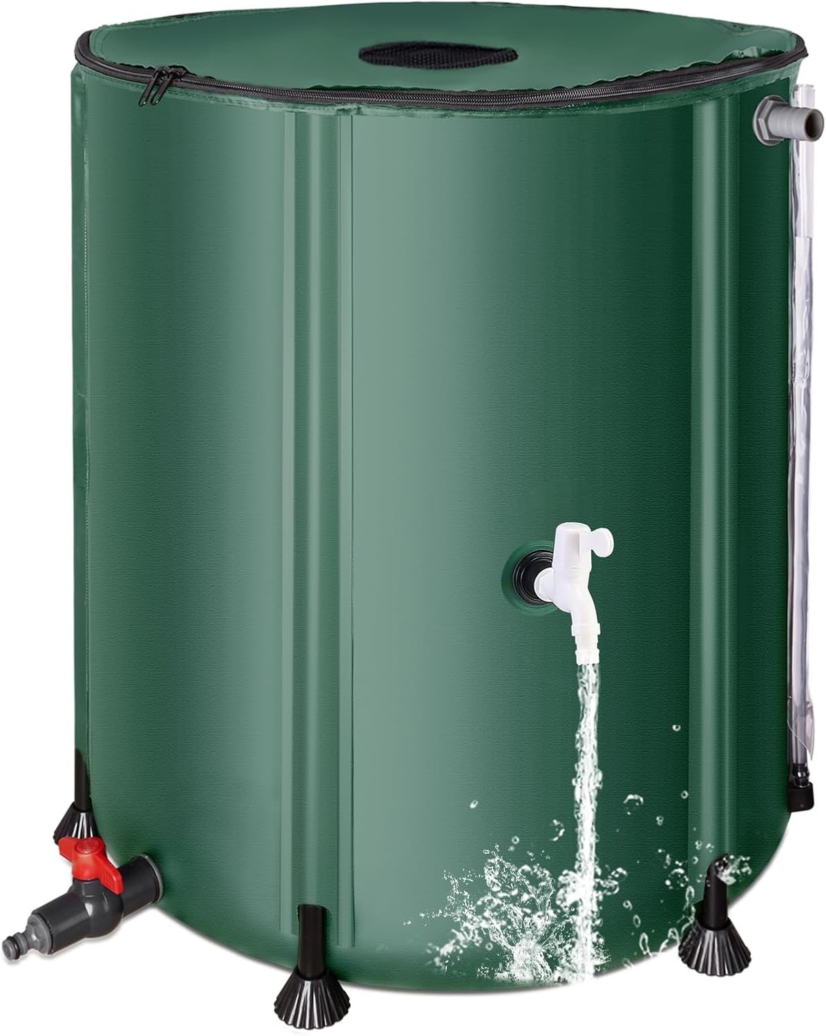 Collapsible Rain Barrel Water Collection System for Easy Use