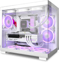 PCCOOLER C3T500 ARGB Mid Tower PC Case - Clear View, 6 Fans