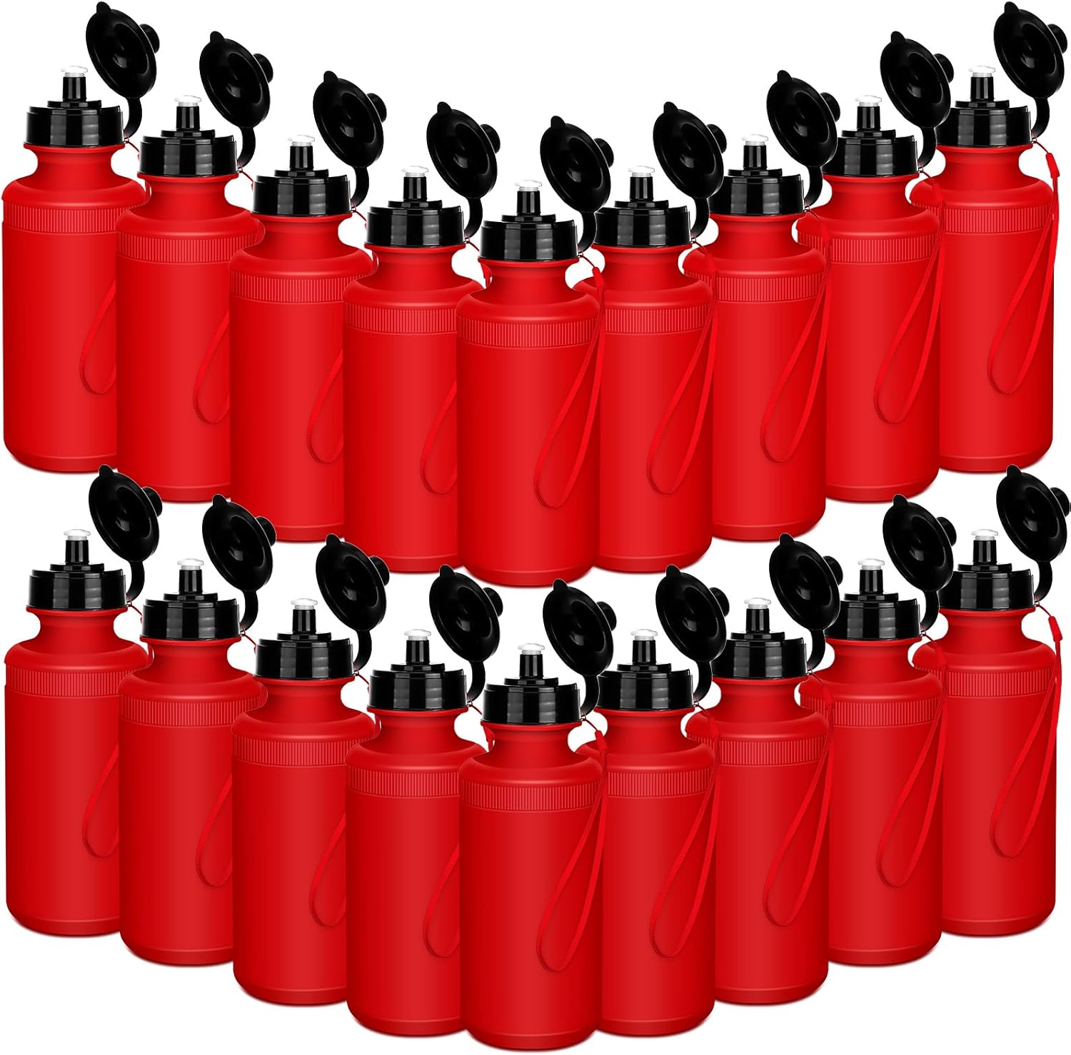 36 Pcs Sport Water Bottles Bulk for Team and Outdoor Activities
