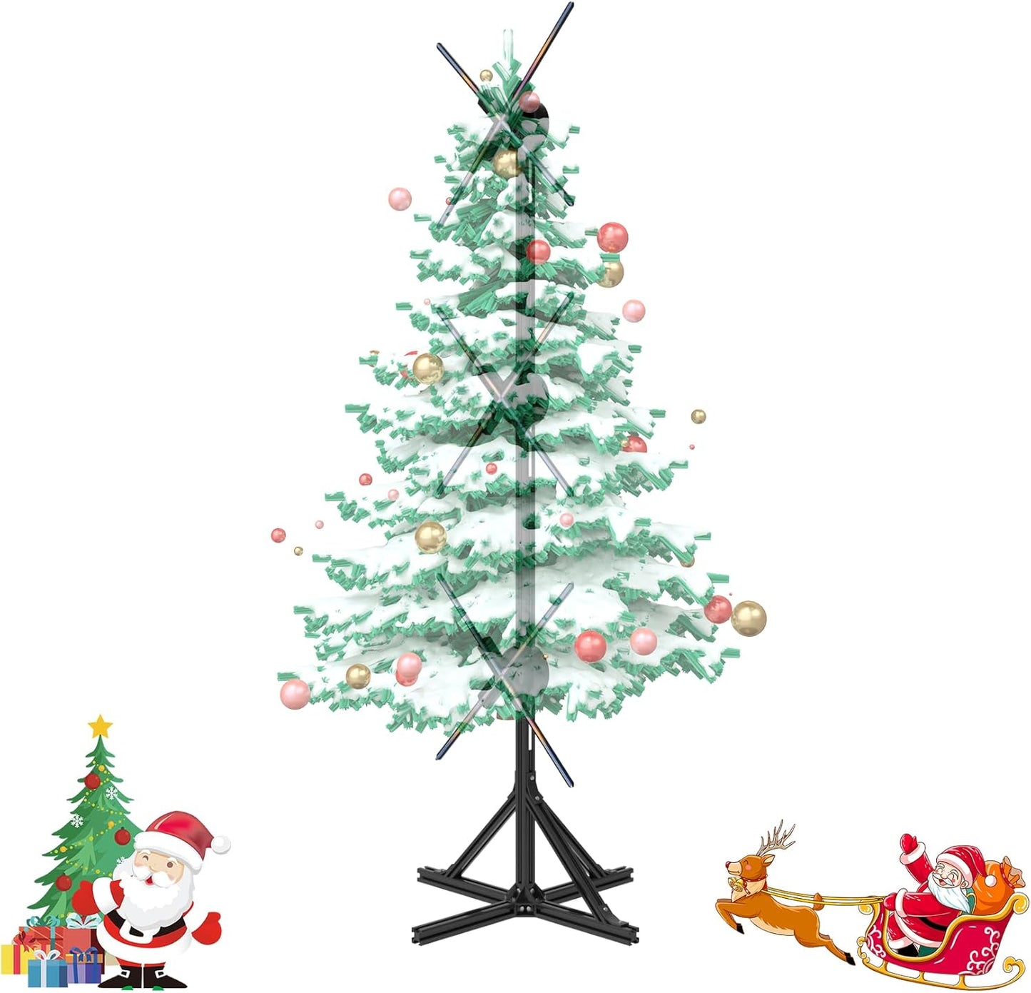 3D Holographic Christmas Tree Set - Bluetooth/WiFi - HD Display - Perfect for Events! #EBZ