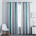 FANLI Ombre Rainbow Blackout Curtains for Kids Room Decor