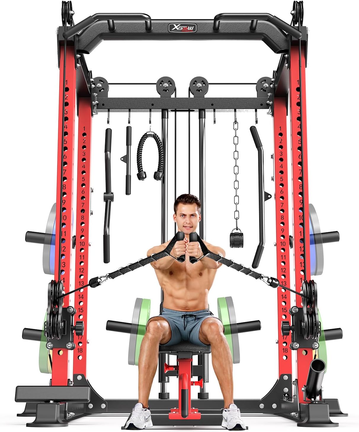 Ultimate Home Gym Power Cage - 1800 LBS Capacity!