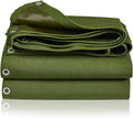 Tarp Canvas Heavy Duty Waterproof Tarpaulin Cover - 9.8 x 9.8 ft