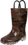 Western Chief Unisex-Child Light-up Waterproof Rain Boot - Easy On/Off