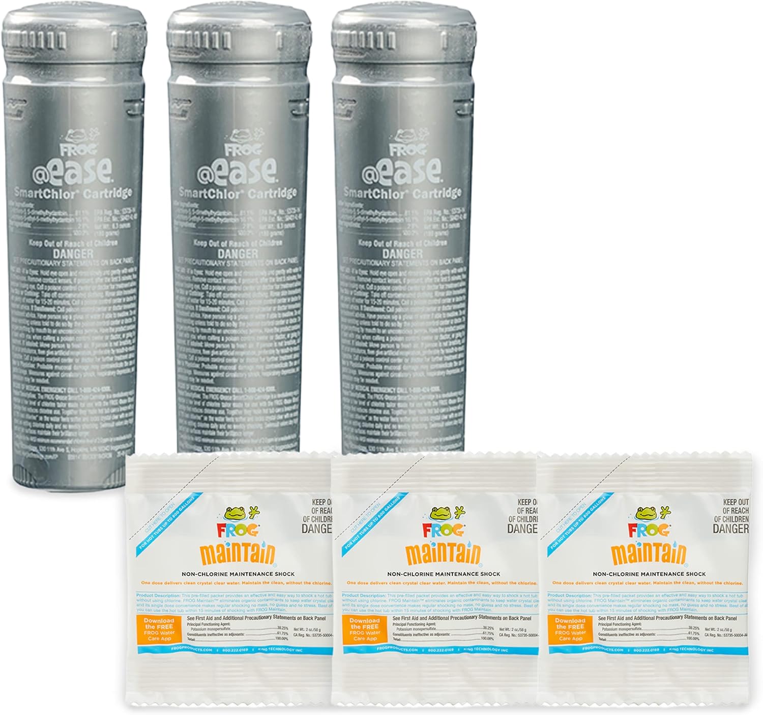 FROG @Ease SmartChlor Replacement Cartridge 3 Pack for Hot Tubs
