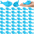 70Pcs Rubber Sharks for Kids Bath Toys - Bulk Floating Squeaky Fun