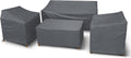 4-Piece Grey Patio Furniture Covers Set - Waterproof, Windproof