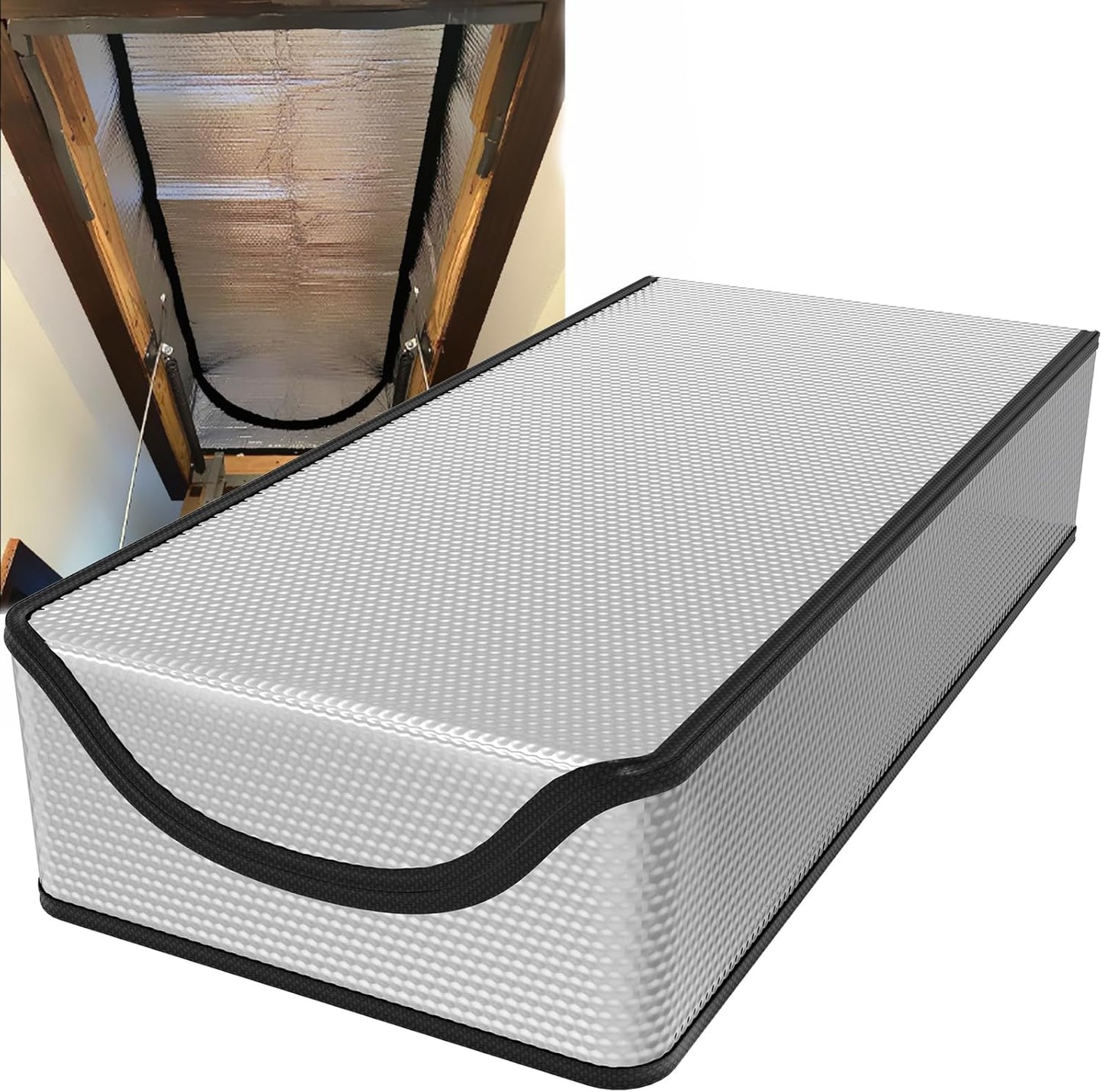 Energy-Saving Attic Insulation Cover by Youeon - Double Bubble, Easy Zipper Access