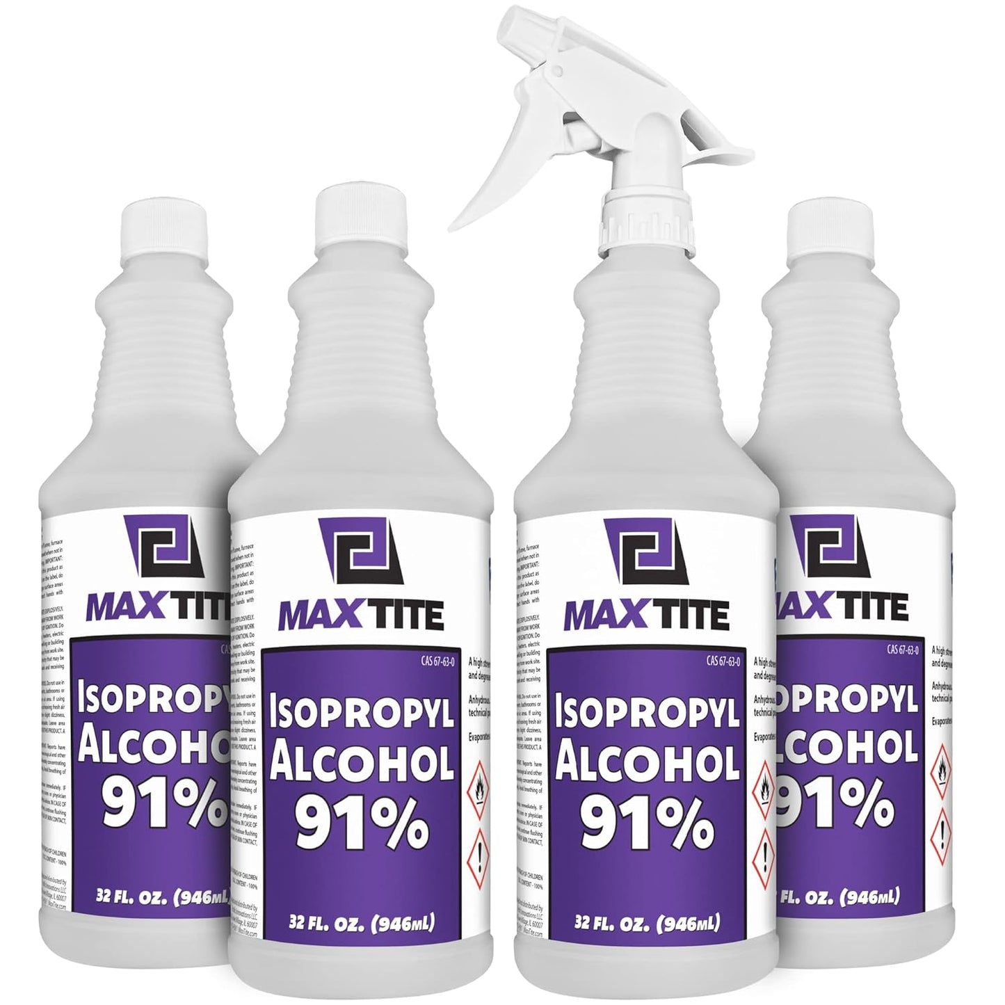 MaxTite 91% Isopropyl Alcohol - Versatile Industrial Solvent