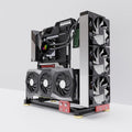 DIY Aluminium PC Open Case Test Bench Chassis - Unlimited GPU Support
