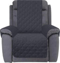 Waterproof Nonslip Recliner Cover Stay in Place - Dark Grey 30in