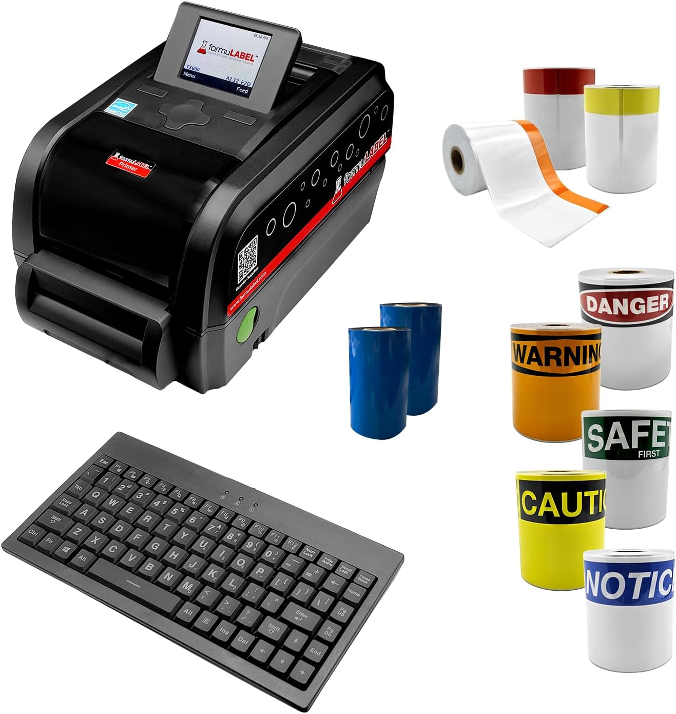 Industrial Thermal Label Printer Kit - Print Safety Labels Easily ...