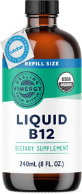 Liquid B12 Refill Fast-Absorbing Brain and Energy Support - 240