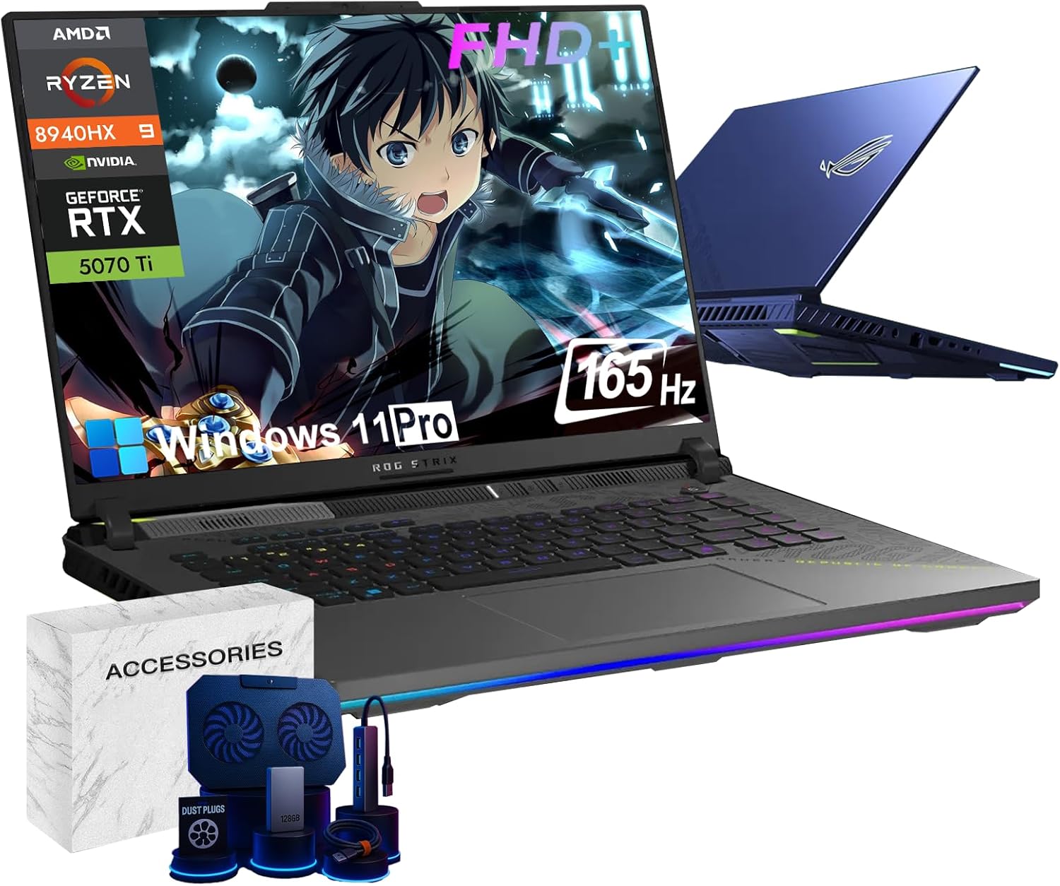 ASUS ROG Strix G16 Gaming Laptop with RTX 5070 Ti Graphics