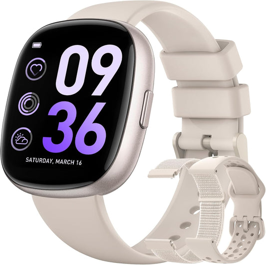 Sanorum Smartwatch: 24-Hr Heart Rate Monitor