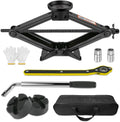 Car Jack Kit 2.5 Ton Scissor Jack with Tire Change Tools - Trunk Ready