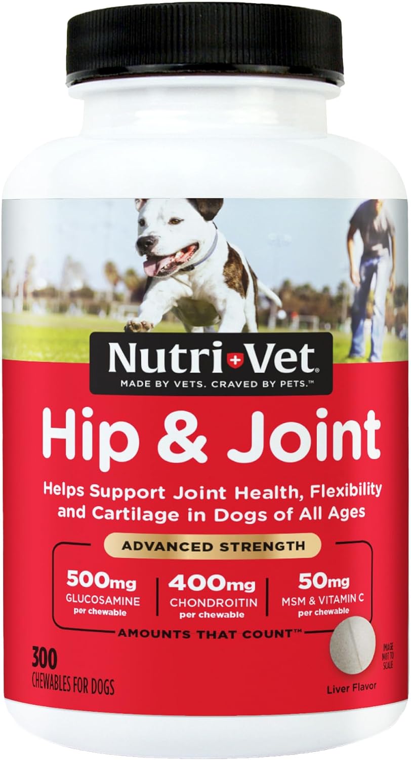 Nutri-Vet Advanced Strength Hip & Joint Supplement for Dogs