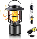 Outdoor Speakers Bluetooth Waterproof Patio Speaker with LED Flame