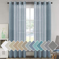 H.VERSAILTEX Linen Window Curtains for Elegant Living Room and Bedroom