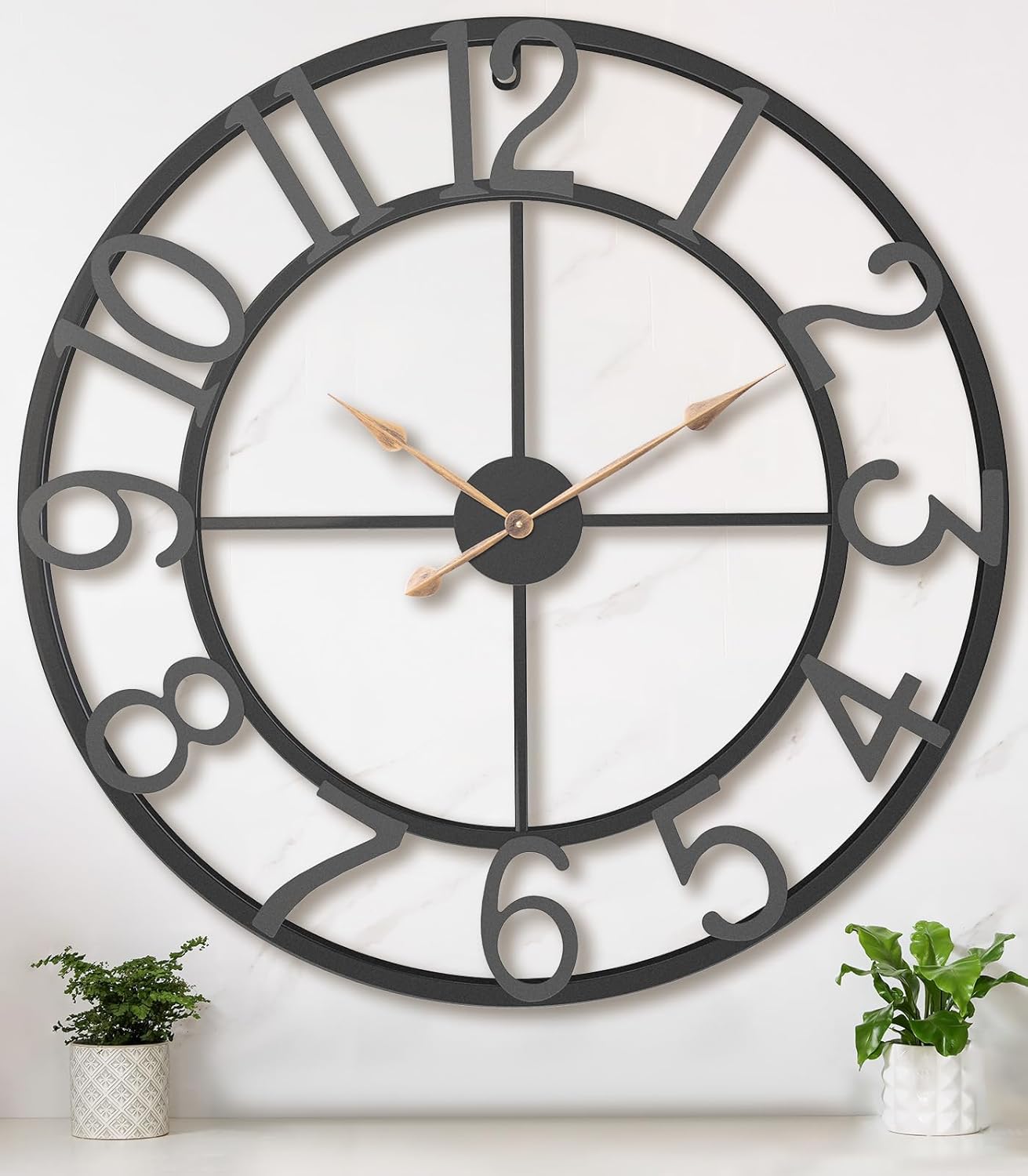 36 Inch Extra Oversized Large Decorative Wall Clock for Home