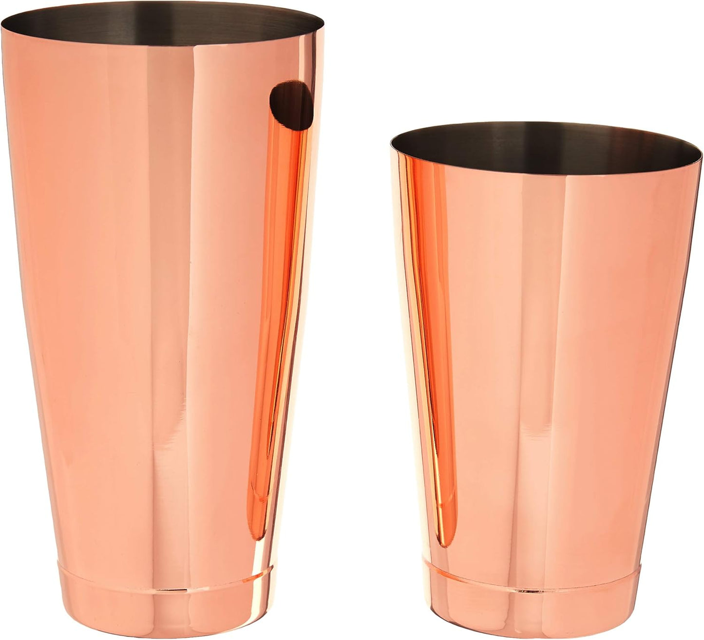 Barfly Shaker Cocktail Tin Set in Copper for Perfect Mixology