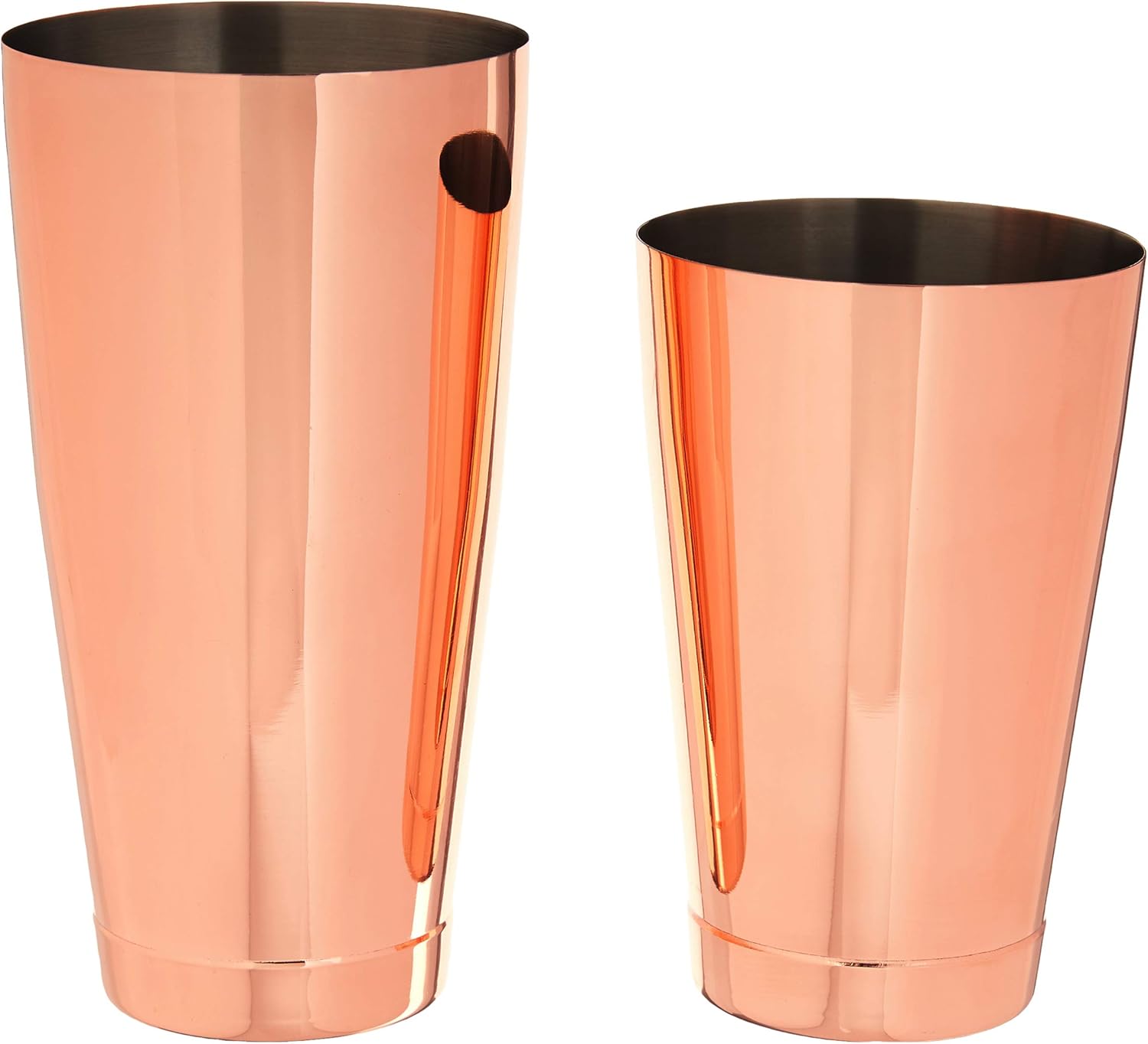 Barfly Shaker Cocktail Tin Set in Copper for Perfect Mixology