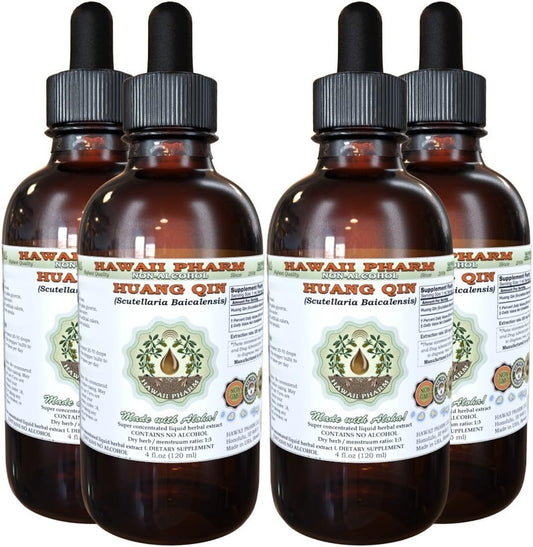 Huang Qin Alcohol-Free Liquid Extract for Natural Wellness