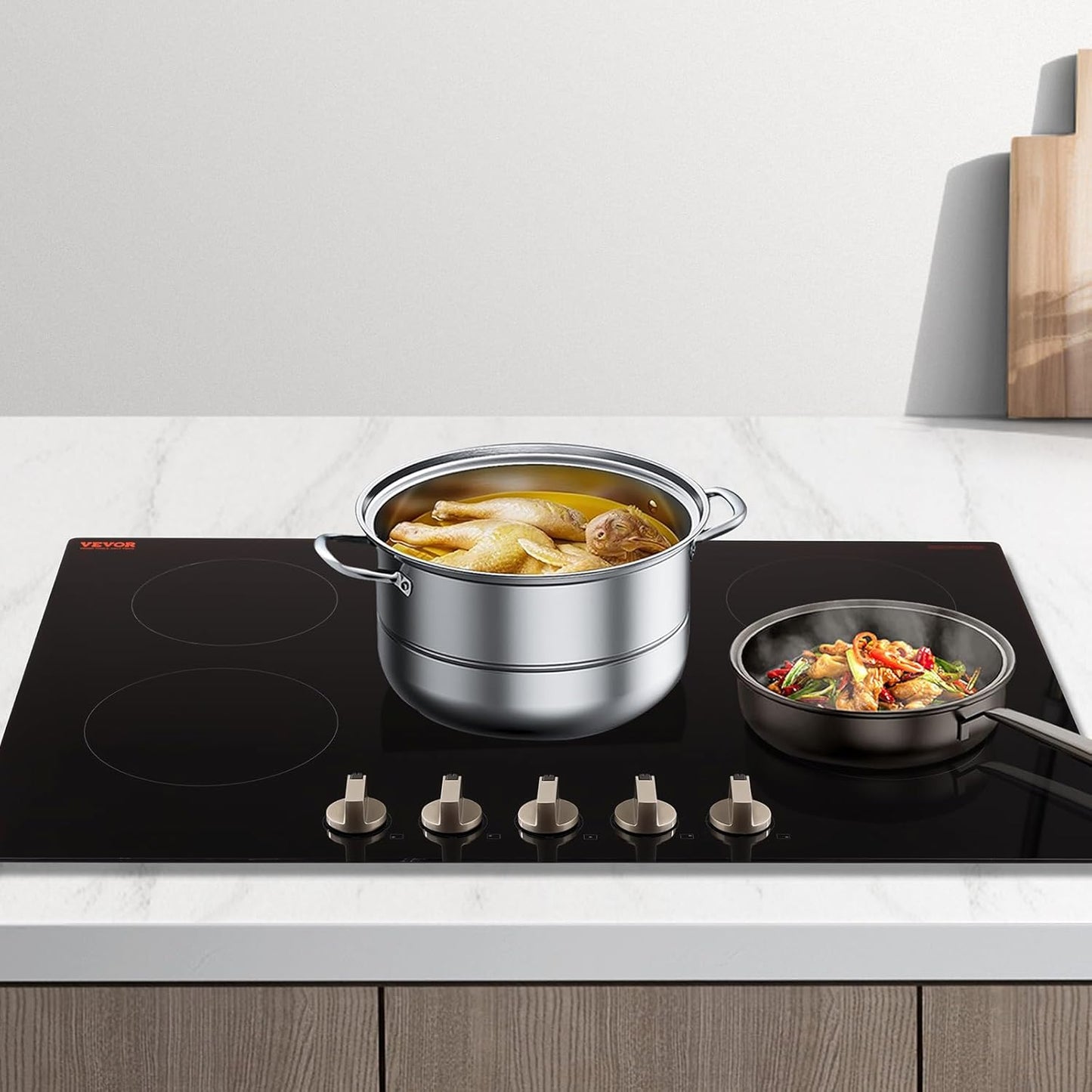 High-Powered 9200W Electric Countertop Induction Burner Stove