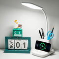 Sailstar LED Desk Lamp with Wireless Charger - Compact Study Light