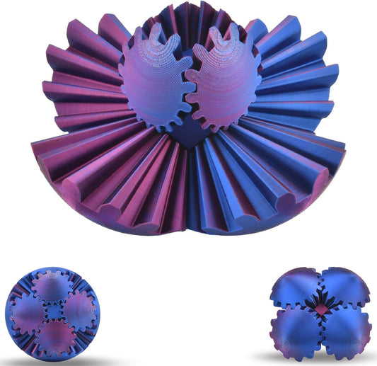 Colorful Gear Sphere Fidget Toy - Stress Relief & Decor