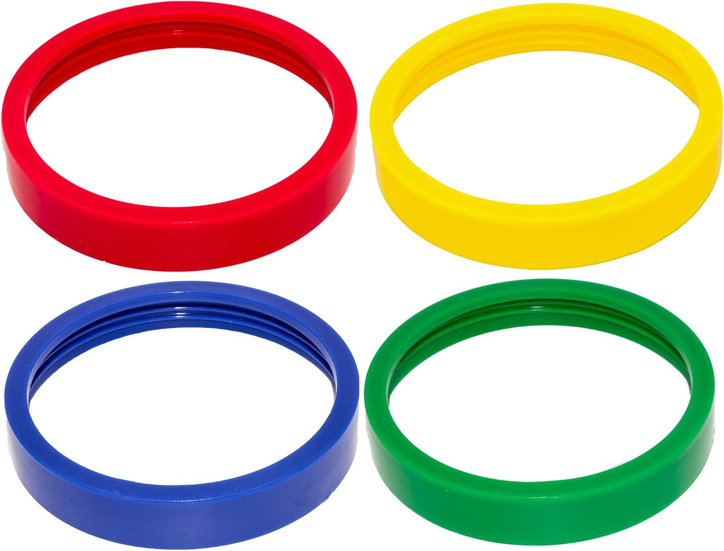 Colorful Lip Rings for Magic Bullet Blender - 4 Pack