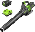 Greenworks 80V Cordless Brushless Axial Leaf Blower - Quiet Powerful