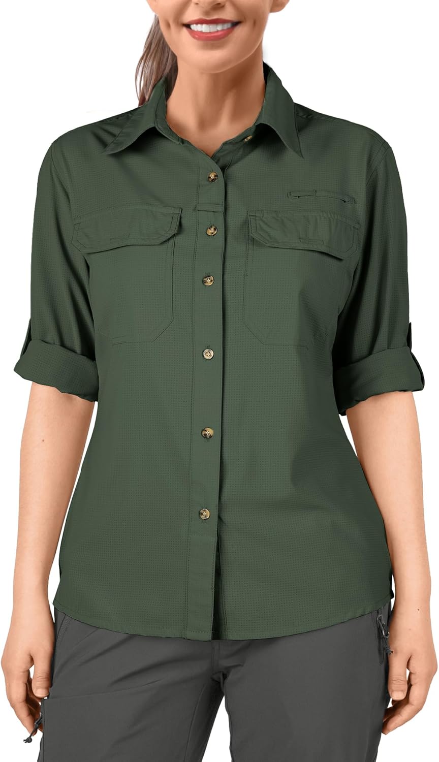 33,000ft Women's UPF 50 UV Sun Protection Shirt for Outdoor Fun