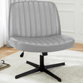 DUMOS Criss Cross Wide Office Chair - Comfortable, Swivel, Height