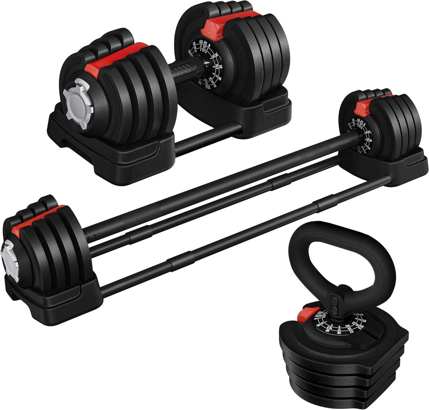 Yaheetech Fast Adjust Dumbbells Set - Maximize Strength Training!